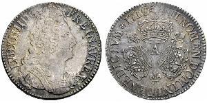 1 Ecu Kingdom of France (843-1791) Silber Ludwig XIV (1638-1715)