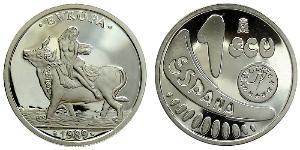 1 Ecu Reino de España (1976 - ) Silber 