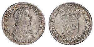 1 Ecu France Silver Louis XIV (1638-1715)