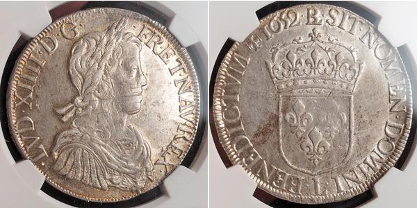 1 Ecu France Silver Louis XIV (1638-1715)