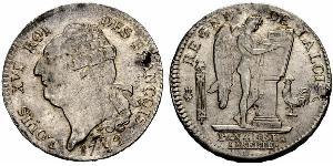 1 Ecu Kingdom of France (843-1791) Silver Louis XVI of France (1754 - 1793)