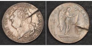 1 Ecu Kingdom of France (843-1791) Silver Louis XVI of France (1754 - 1793)