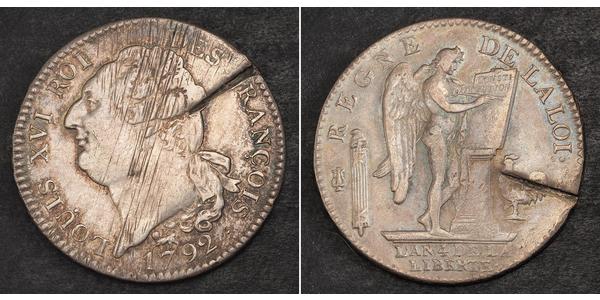 1 Ecu Kingdom of France (843-1791) Silver Louis XVI of France (1754 - 1793)