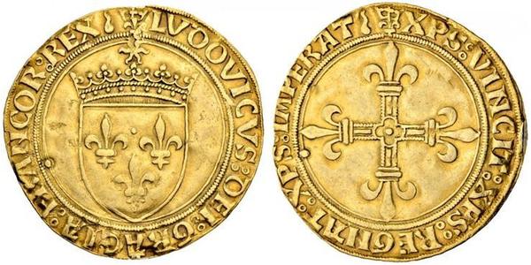 1 Ecu 中世纪的法国 金 路易十二 (1462 - 1515)