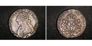 1 Ecu 中世纪的法国 銀 路易十六 (1754 - 1793)