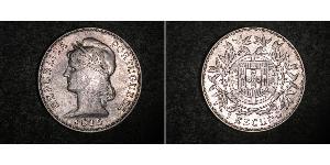 1 Escudo Prima repubblica portoghese (1910 - 1926) Argento 