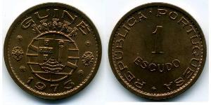 1 Escudo Guinea Portoghese (1474-1974) Bronze 