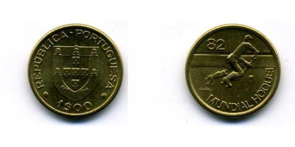 1 Escudo Portuguese Republic (1975 - ) Bronze/Nickel 