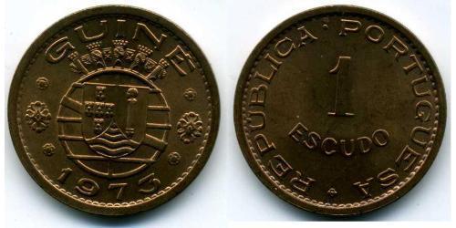 1 Escudo Guinea Portoghese (1474-1974) Bronzo 