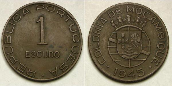 1 Escudo Mozambico Bronzo 
