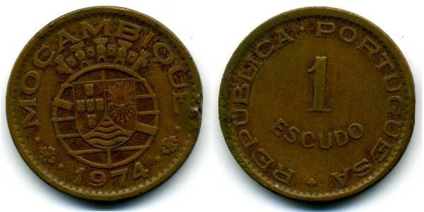 1 Escudo Mozambico Bronzo 