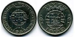 1 Escudo Portugal / Timor-Leste (1702 - 1975) Copper/Zinc 