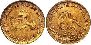 1 Escudo Centralist Republic of Mexico (1835 - 1846) Gold 