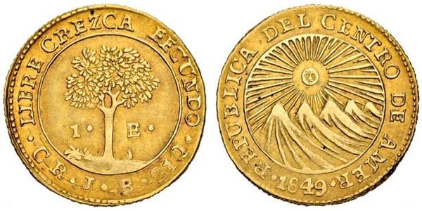 1 Escudo Costa Rica Gold 