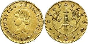 1 Escudo Großkolumbien (1819 - 1831) Gold 