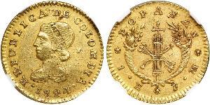 1 Escudo Großkolumbien (1819 - 1831) Gold 