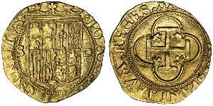 1 Escudo Habsburg Spain (1506 - 1700) Gold 