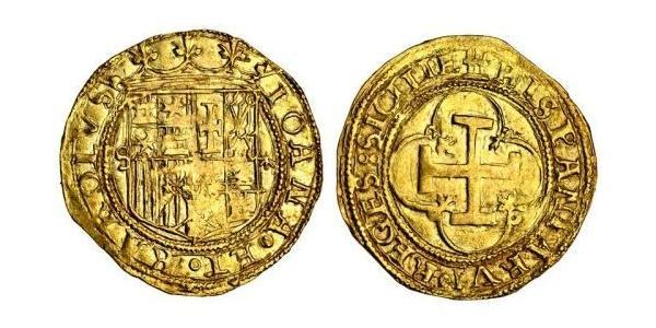 1 Escudo Habsburg Spain (1506 - 1700) Gold 