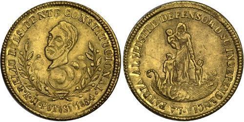 1 Escudo Plurinational State of Bolivia (1825 - ) Gold 