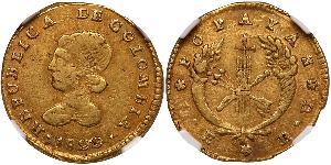 1 Escudo Republic of Colombia (1819 - 1831) Gold 