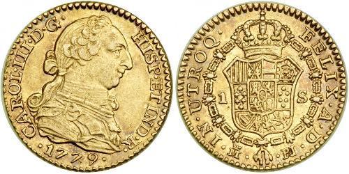 1 Escudo Spain Gold Charles III of Spain (1716 -1788)