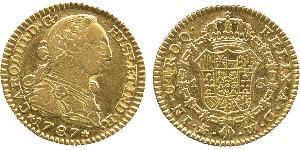 1 Escudo Spanien Gold Karl III. von Spanien (1716 -1788)