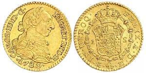 1 Escudo Spanien Gold Karl III. von Spanien (1716 -1788)