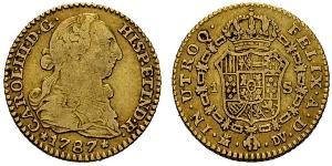 1 Escudo Spanien Gold Karl III. von Spanien (1716 -1788)