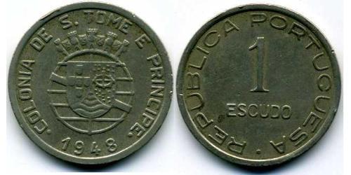 1 Escudo Santo Tomé y Príncipe (1469 - 1975) Níquel/Cobre 