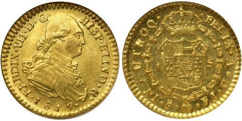 1 Escudo Chili Or Ferdinand VII d