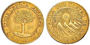 1 Escudo Costa Rica Or 