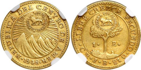 1 Escudo Costa Rica Or 