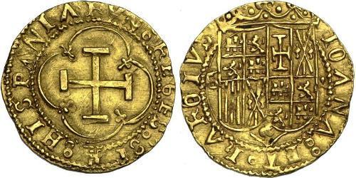 1 Escudo Habsburg Spain (1506 - 1700) / Saint-Empire romain germanique (962-1806) Or Charles V du Saint-Empire  (1500-1558)