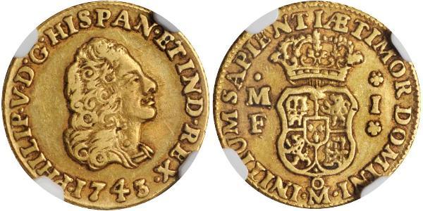 1 Escudo Nouvelle-Espagne (1519 - 1821) Or Philippe V d