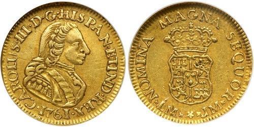 1 Escudo Pérou Or Charles III d