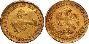 1 Escudo Second Federal Republic of Mexico (1846 - 1863) Or 