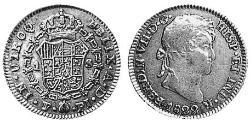 1 Escudo Bolivia / Virreinato del Río de la Plata (1776 - 1814) Oro Fernando VII de España (1784-1833)