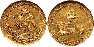 1 Escudo Centralist Republic of Mexico (1835 - 1846) Oro 