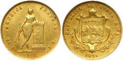 1 Escudo Costa Rica Oro 