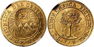 1 Escudo Costa Rica Oro 