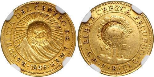 1 Escudo Costa Rica Oro 