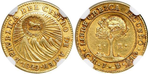 1 Escudo Costa Rica Oro 