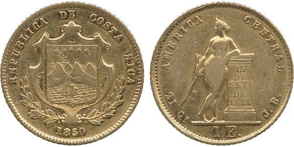 1 Escudo Costa Rica Oro 