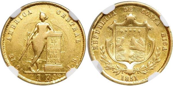 1 Escudo Costa Rica Oro 