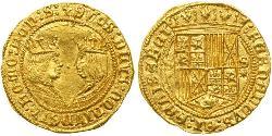 1 Escudo España Oro Isabella I of Castile (1451-1504) / Ferdinand II of Aragon