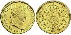 1 Escudo Guatemala Oro Ferdinando VII di Spagna (1784-1833)