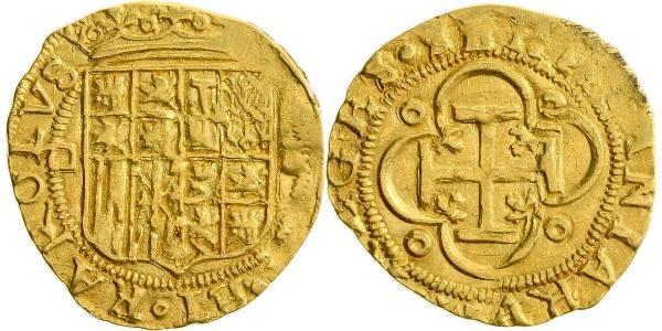 1 Escudo Habsburg Spain (1506 - 1700) Oro 