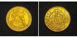 1 Escudo Spagna Oro Carlo III di Spagna (1716 -1788)