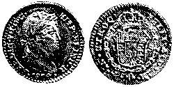 1 Escudo Virreinato de Nueva España (1519 - 1821) Oro Fernando VII de España (1784-1833)