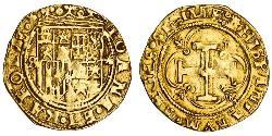 1 Escudo Habsburg Spain (1506 - 1700) Oro 